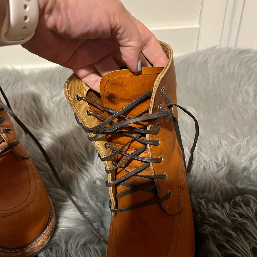 Red Wing Clara Tan Leather Ankle Boots, Women’s US size 8.5 - Picture 13 of 15